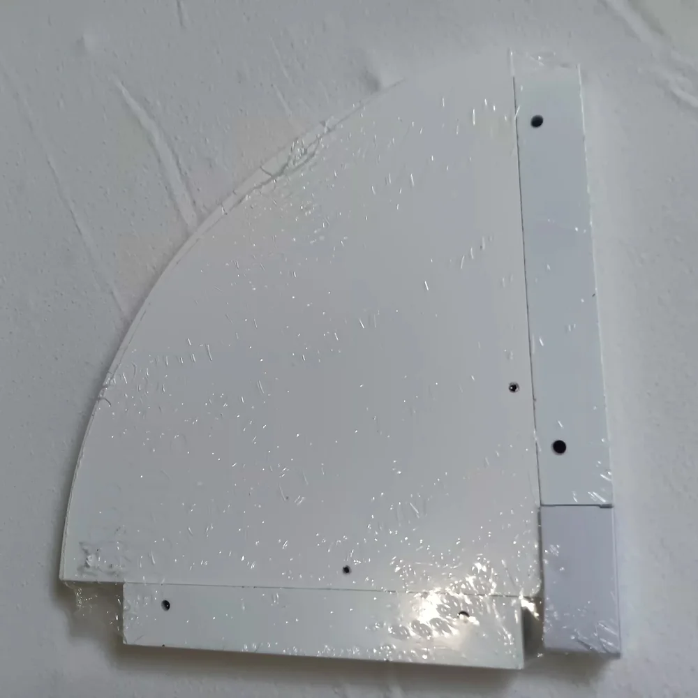 White NEW 10 In. Corner Shelf